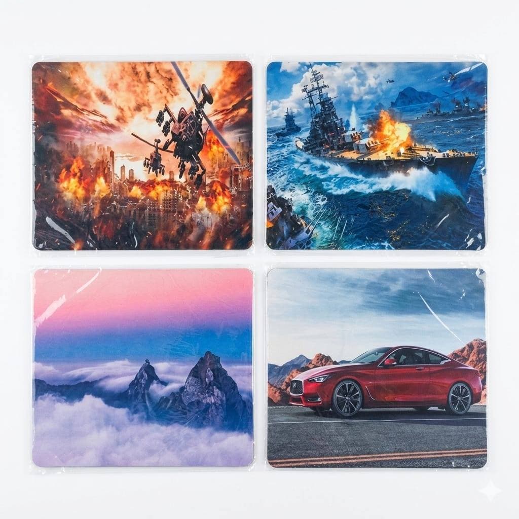 MousePad Gamer Antiderrapante Costura Alta Precisão Ergonômico