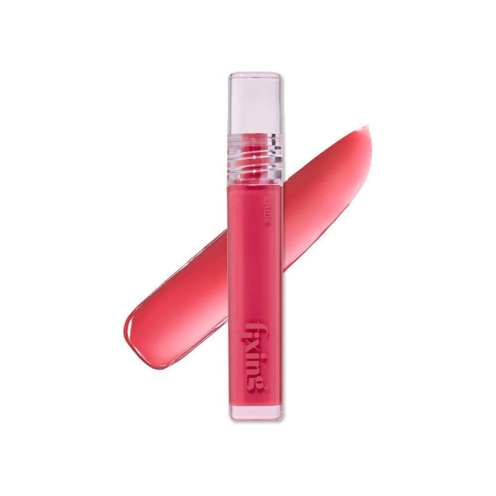 ETUDE Tint Iluminador Fixador de Maquiagem # 4 Vermelho Frio |   Brilho labial não pegajoso e brilhante |   Proporciona