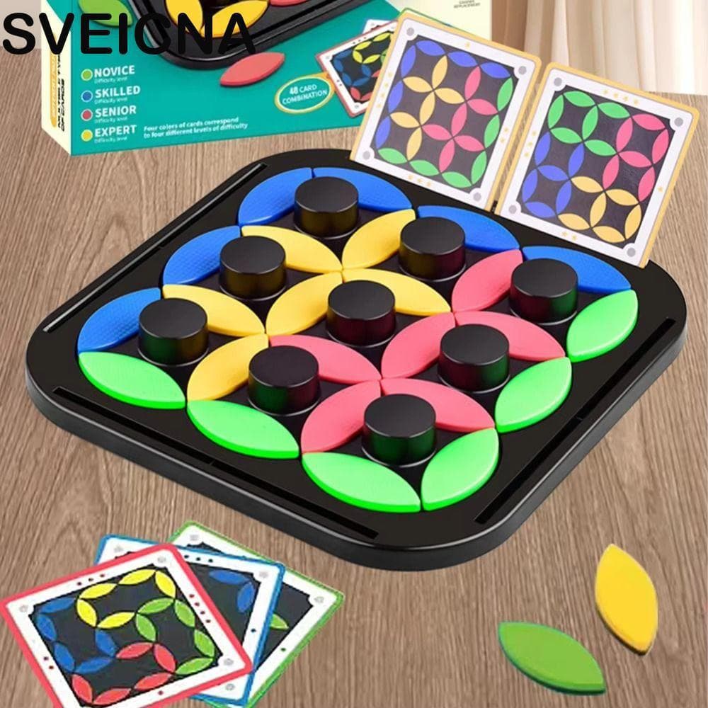 SVEICNA Quebra-Cabeça Giratório Infantil , Cabeças Interativos Tangram , Brinquedos Educativos , Educação