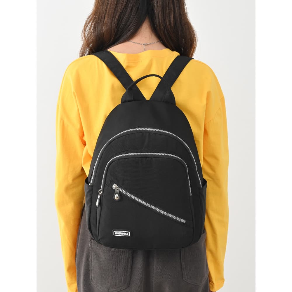 Nova mochila moda feminina saco leve resistente ao desgaste saco de pano de náilon repelente de água pequena mochila de