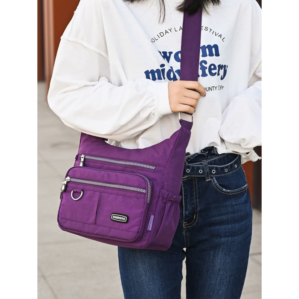 Nova bolsa feminina à prova dwaterproof água náilon pano mensageiro saco senhoras grande capacidade bolsa de ombro Casua