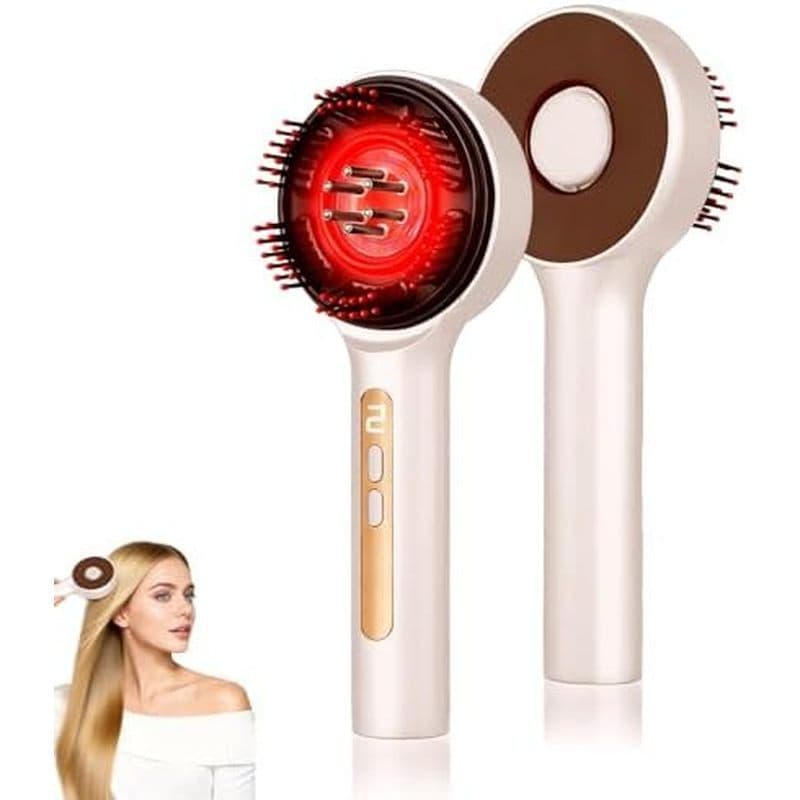Massageador De Couro Cabeludo , Aplicador De Óleo Capilar 3 Em 1 , Cabelo Elétrico Sem Fio , IPX7 À Prova D'água , Escov