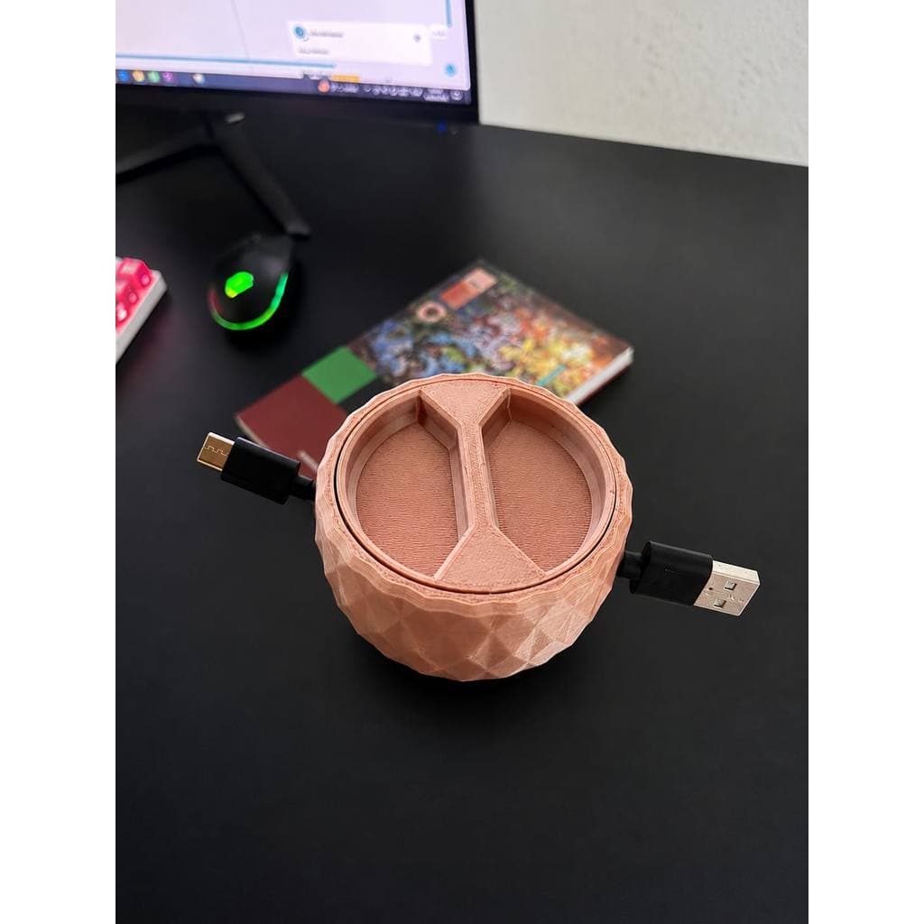Suporte Organizador de Fios Usb e Carregador