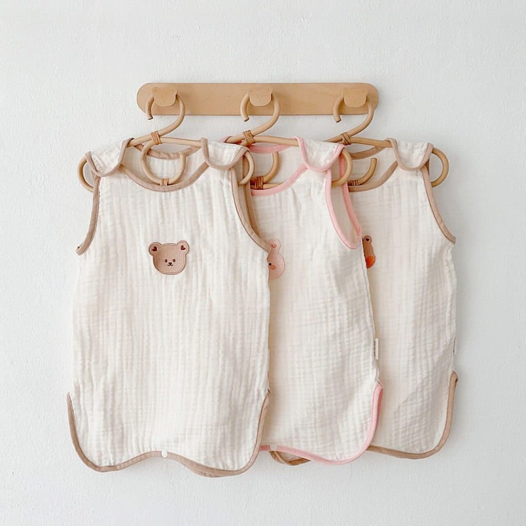 Ins coreano bebê gaze saco de dormir primavera verão bebê sem mangas colete estilo Kick-proof colcha ferramenta útil cri