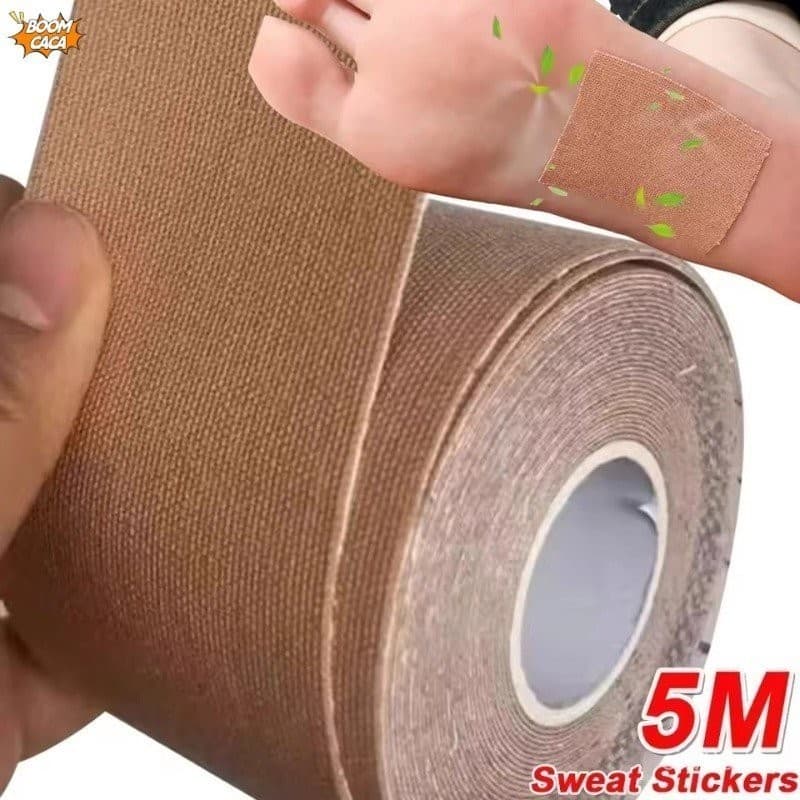 5M/Rolo Adesivos Absorventes De Suor Para Mulheres Homens Axilas Pés Anti-Remendo Invisível Respirável Transpiração Almo