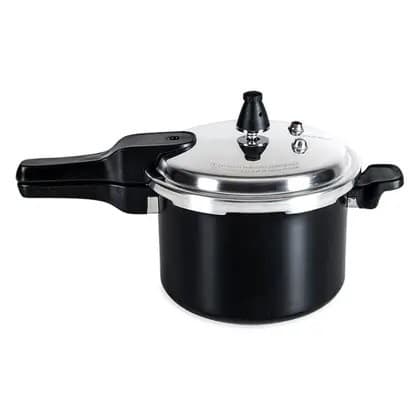 Panela de Pressão Indução Ceramic Life Super 22cm 5,4L  Preta 4954/102 Brinox