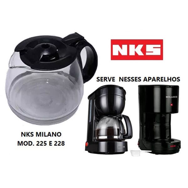 JARRA PARA CAFETEIRA NKS MILANO MOD. 225 E 228  (ALTA QUALIDADE )