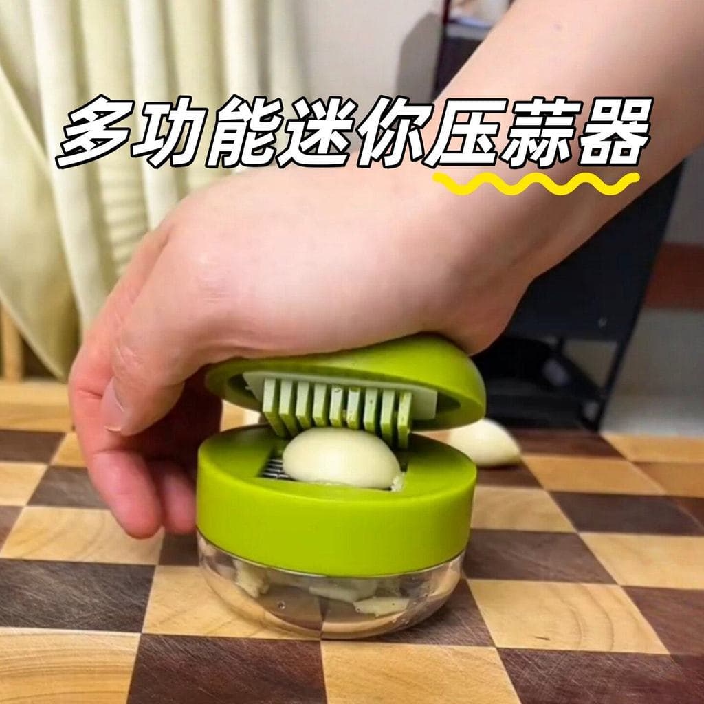 [Japão] Prensa Manual Dispositivo de Alho Multifuncional Pequena Imprensa Tipo Dispositivo de Alho Cozinha Aço Inoxidáve