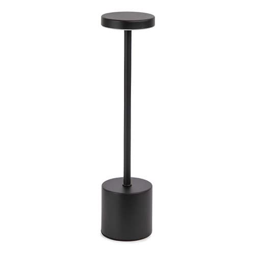 Luminária De Mesa Led Abajur Touch Dimmer Recarregável Usb Preto 127/220v Preto