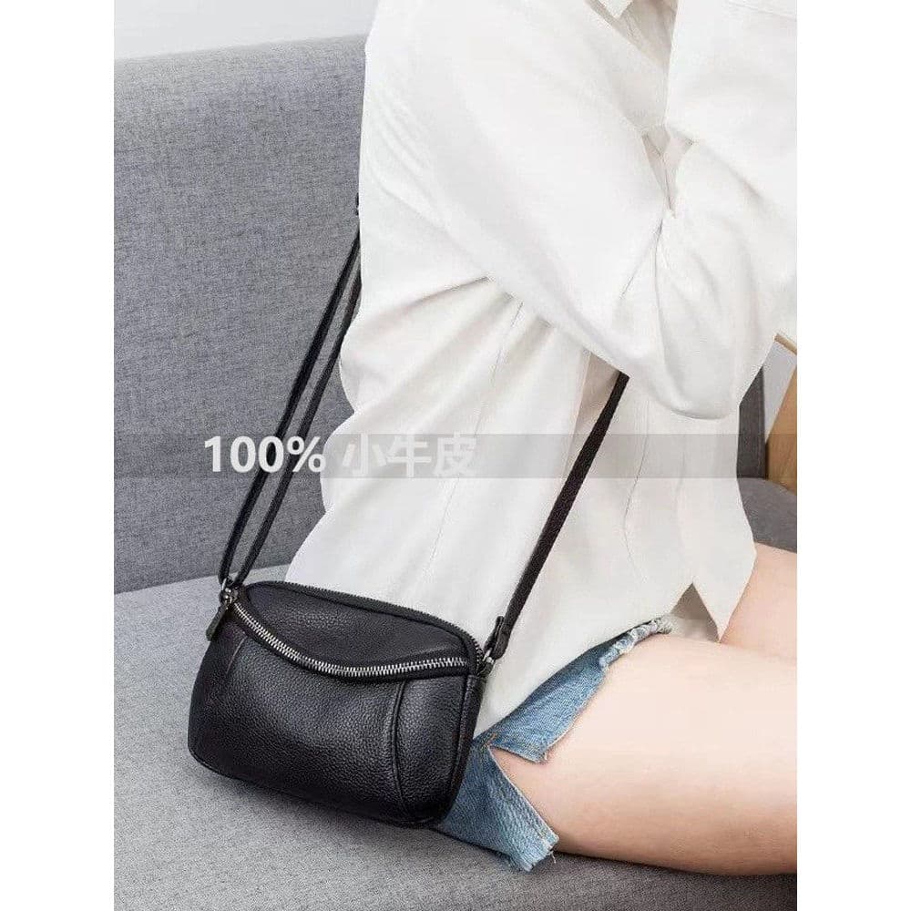 Bolsa de ombro pequena bolsa de embreagem feminina 2026 novo estilo bolsa moderna de couro genuíno bolsa transversal bol