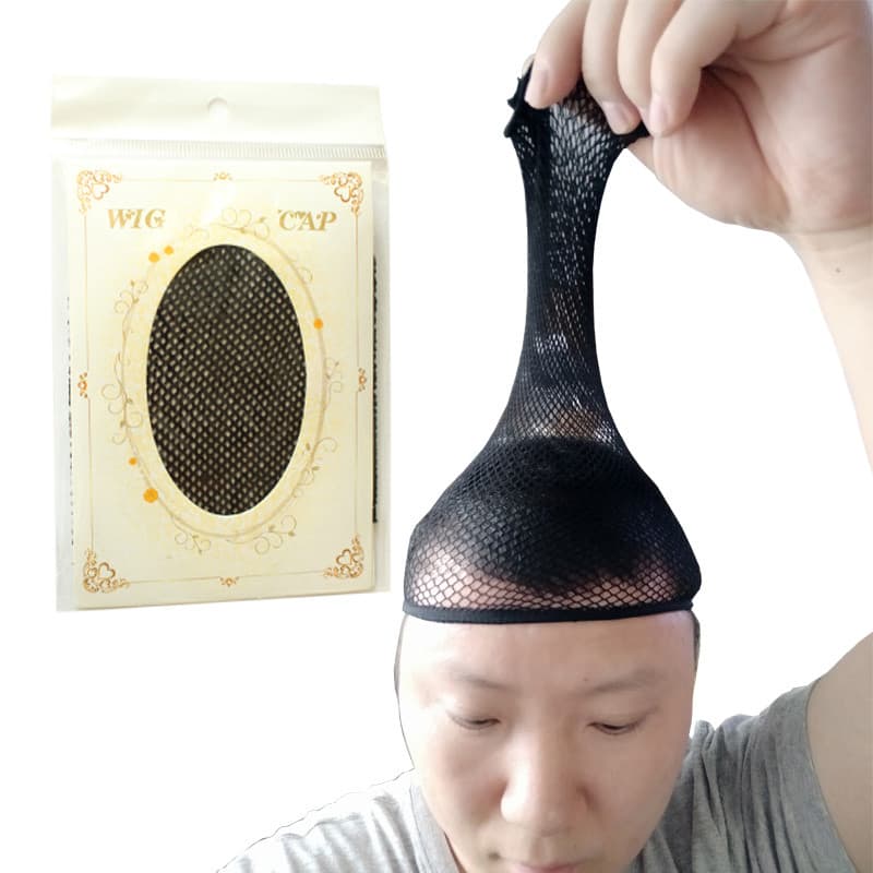 Filme maquiagem super elástico peruca acessórios super fino invisível rede de cabelo completo peruca fixação de cabelo