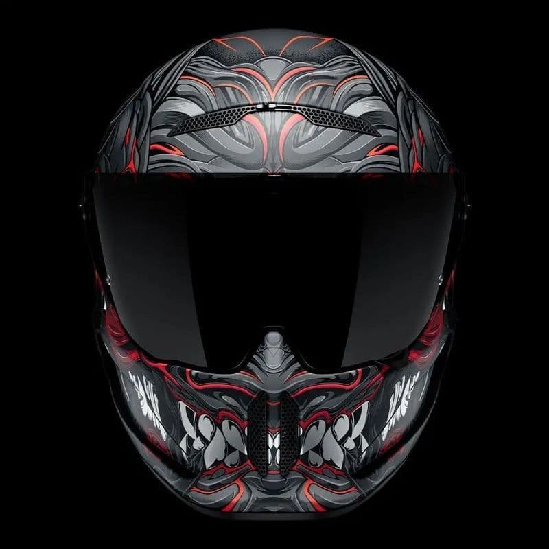 Guizhou Baiyao Hardware Co., Ltd. Ruroc Ruroc Oficial Autêntico 4.0 Novo Estilo Crazy Demon Capacete Completo de Fibra d