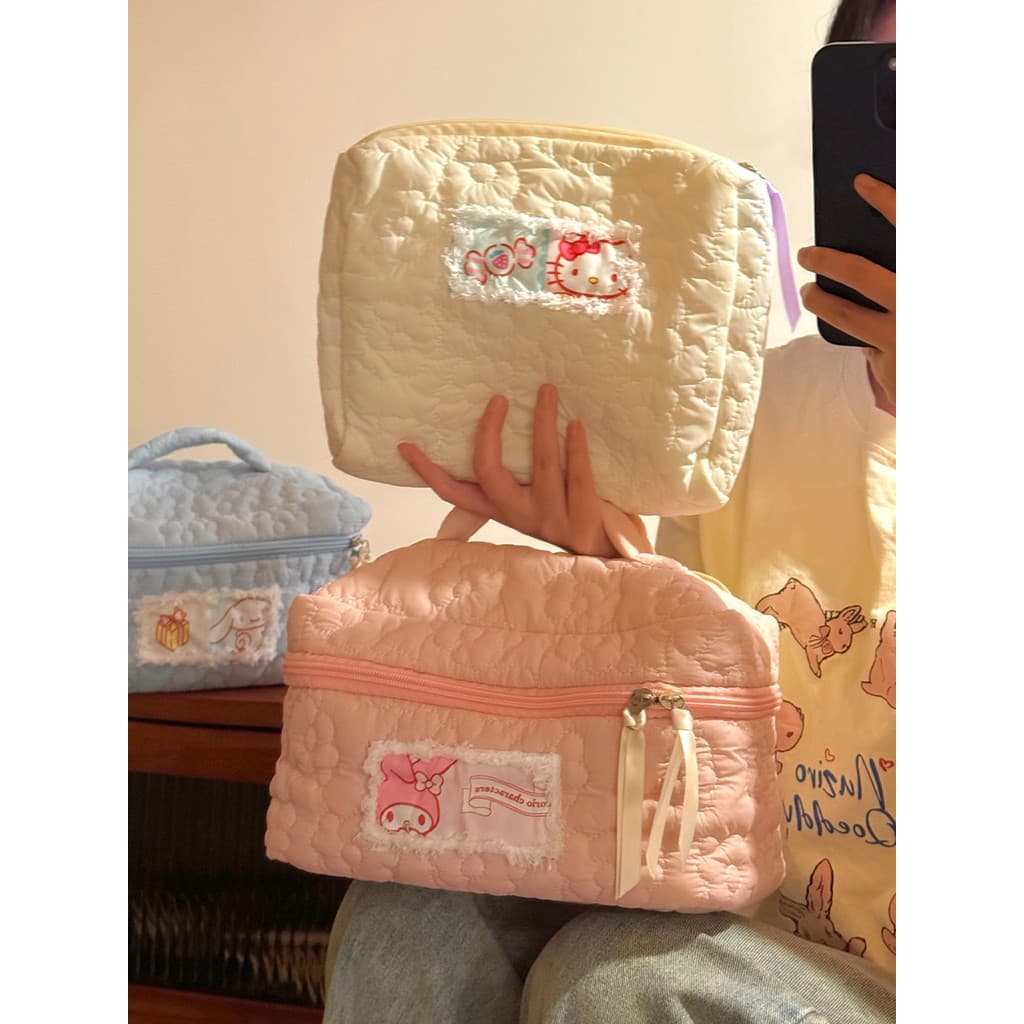 Bonito portátil saco cosmético feminino portátil grande capacidade 2026 novo estilo de viagem produtos de cuidados com a