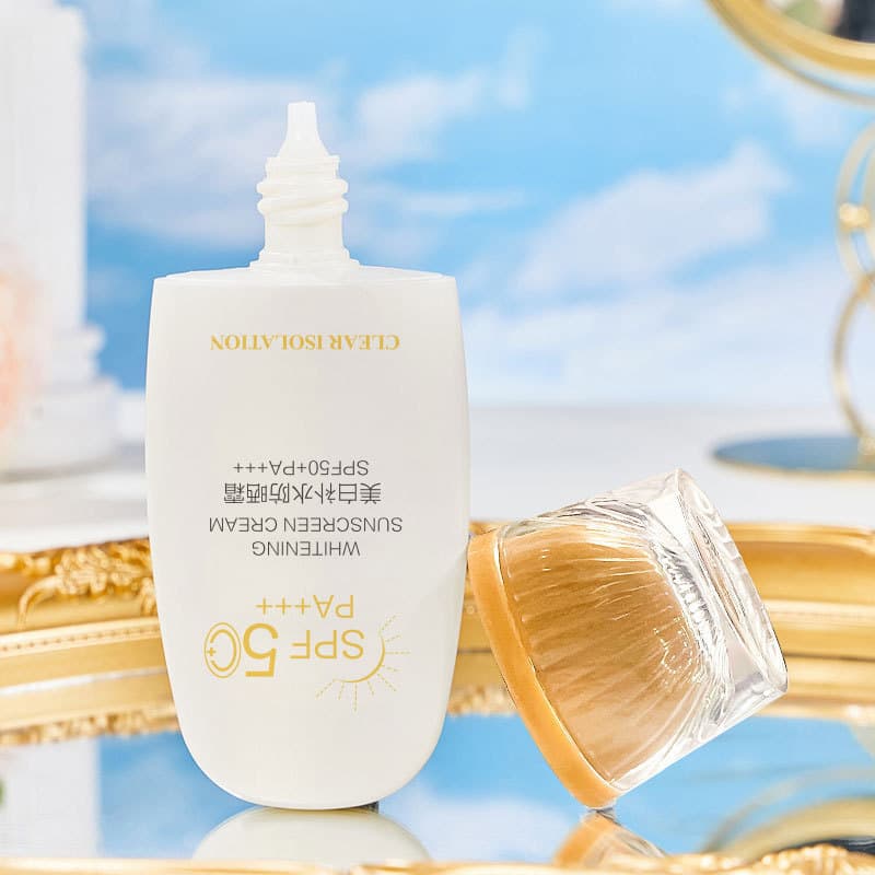 ZkYo Creme Protetor Solar Hidratante Clareador Refrescante Não Oleoso Anti-Ultravioleta Corpo Inteiro Pode Usar Sol À Pr