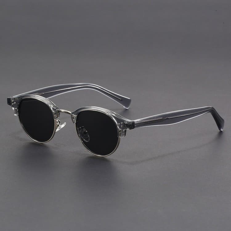 Retro Tons Polarizados Óculos De Moda Das Mulheres Dos Homens Design Da Marca De Olho Feminino Semi Sem Aro Clássico Sol