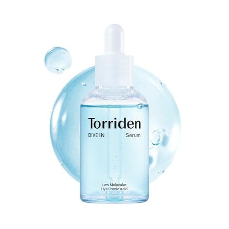 Torriden DIVE IN Soro De Ácido Hialurônico Para Hidratação Profunda | Brilho Rechonchudo De Pele De Vidro K-Beauty Corea