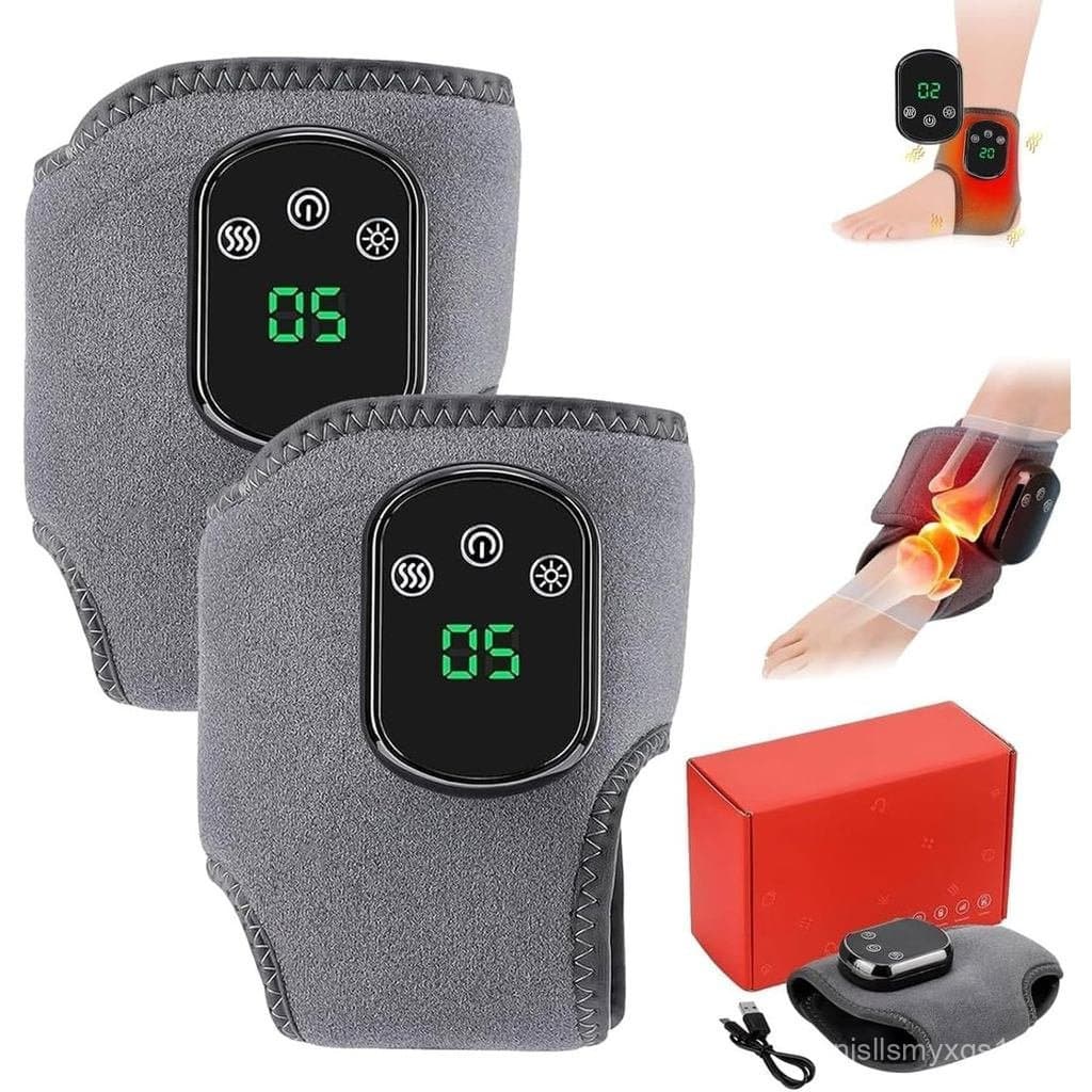 Massageador de Pés com Terapia de Três Efeitos, Massageador de Pés Sem Fio para Alívio da Dor Neural, Massageador de Pés