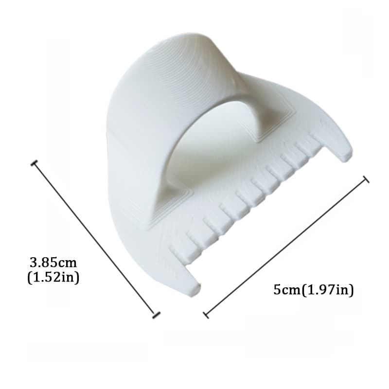 Guia Simples de Costura para Iniciantes e Idosos - Ferramenta Manual de Plástico com Passo de 4mm para 3 Projetos de Art