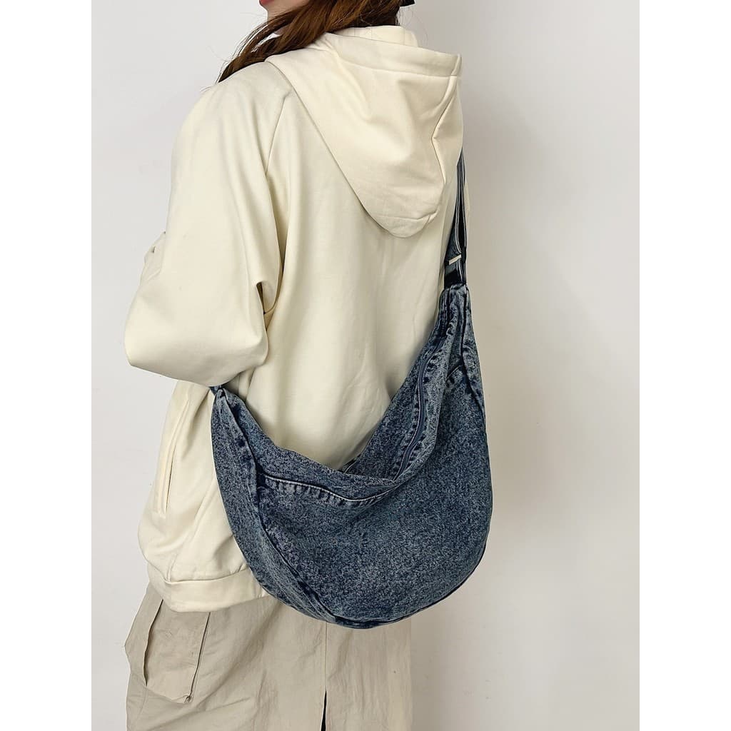 Retro lavado saco de lona das mulheres dos homens estilo preguiçoso Commuter crescente saco grande capacidade sensação s