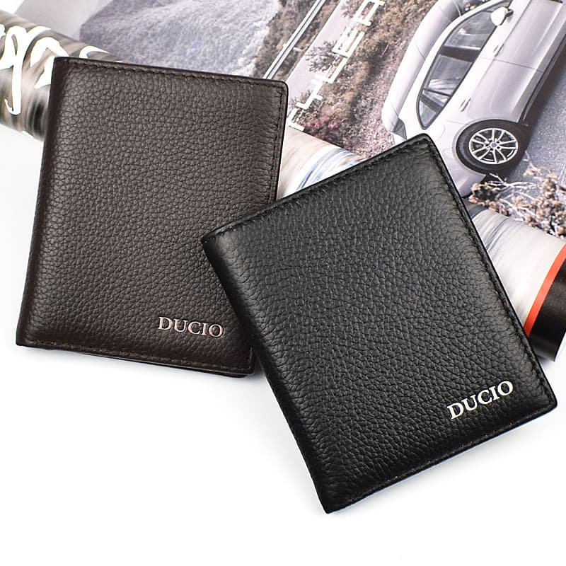 carteira masculina com ziper carteira masculina Carteira Vertical empresarial ultrafina masculina de couro de primeira c