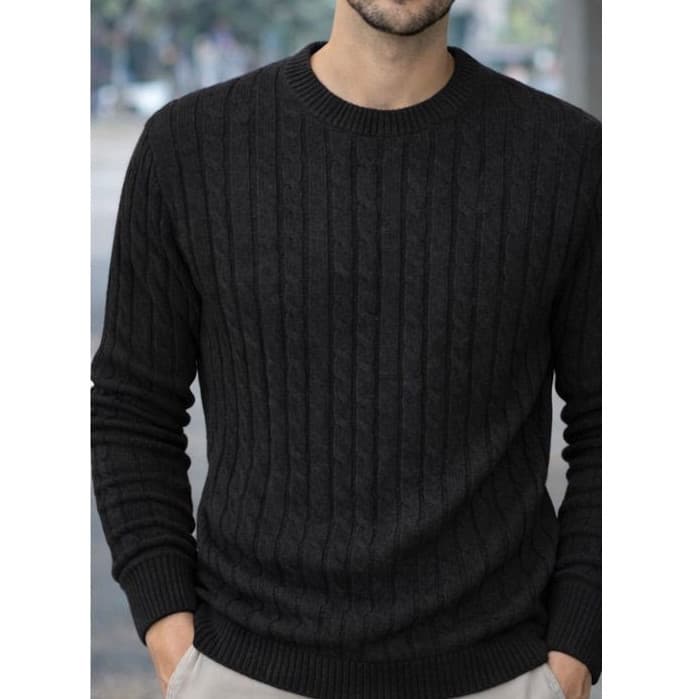 Blusa Sueter Masculina Inverno Gola Redonda SOCIAL, CASUAL