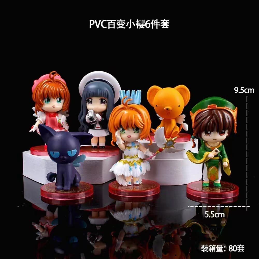 Menina Mágica Alertas Sakura Enfeites De Brinquedo De Boneca De Anime Feitos À Mão
