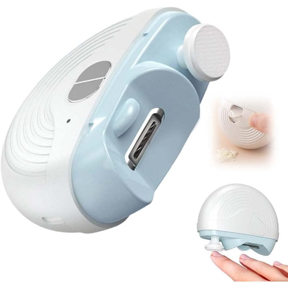 Cortador de unhas elétrico, adequado para adultos, idosos e crianças, aparador de unhas automático de 3 velocidades com