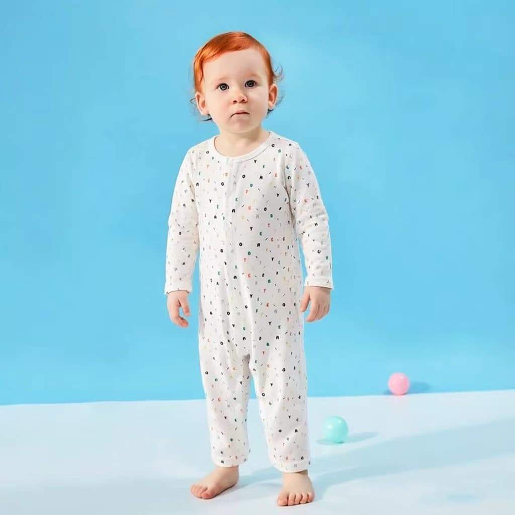 Macacão de bebê primavera verão estilo fino algodão puro 0-1 anos de idade 2 bebê verão macacão pijamas roupas de verão