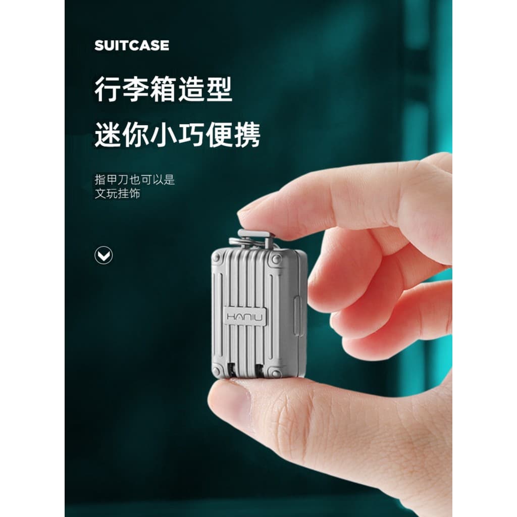 Cortador de unhas portátil tamanho pequeno com cortador de unhas dobrável pacote único bagagem chaveiro Mini Flip cortad