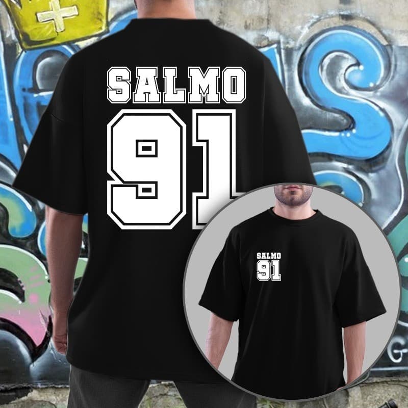 Camiseta Oversized Cristã Religiosa Salmo 91