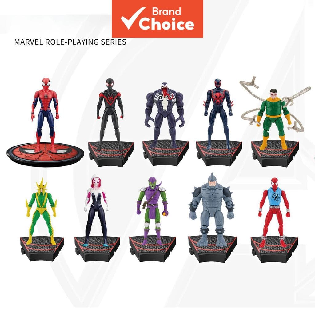 Marvel Role-Play Series Figuras De Ação Colecionáveis Oficiais Licenciados Homem-Aranha Venom Anime Eco ABS PVC Multi-Jo