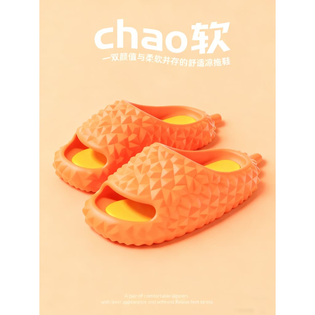2026 novo estilo Durian sandálias masculinas chinelos interior casa outono verão impermeável antiderrapante casal de sol