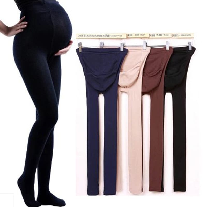 Mulheres grávidas meias barriga elevador ajustável meia-calça 2026 primavera outono meias grossas Leggings meia-calça de