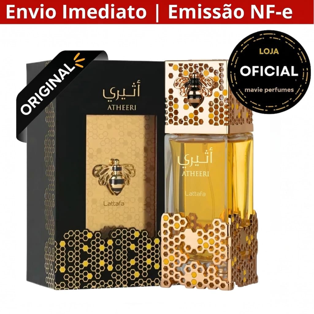 ⚡Frete Grátis Perfume Arabe Original Lattafa Atheeri Unissex 100ml 100%Original