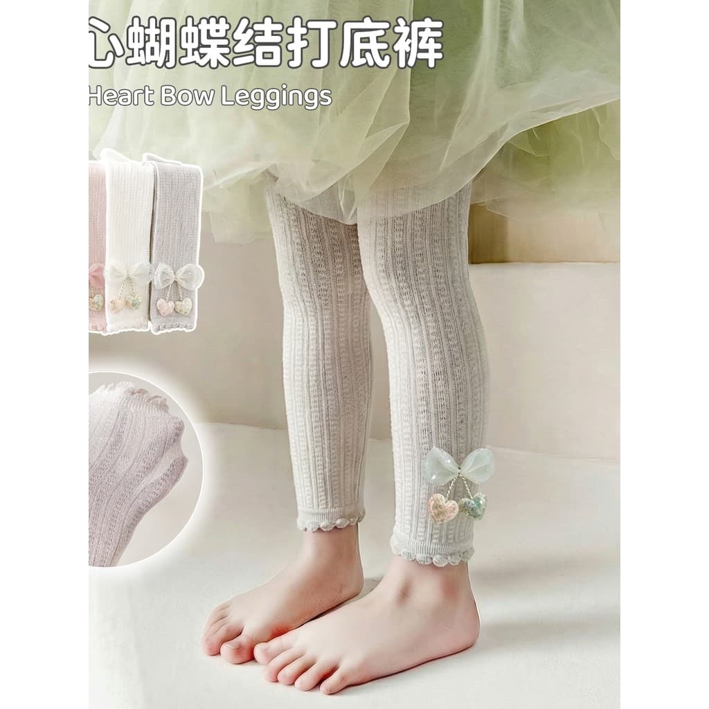 Meninas tornozelo-amigável roupa interior estilo fino malha respirável crianças Anti-Mosquito meias Bowknot pele-amigáve
