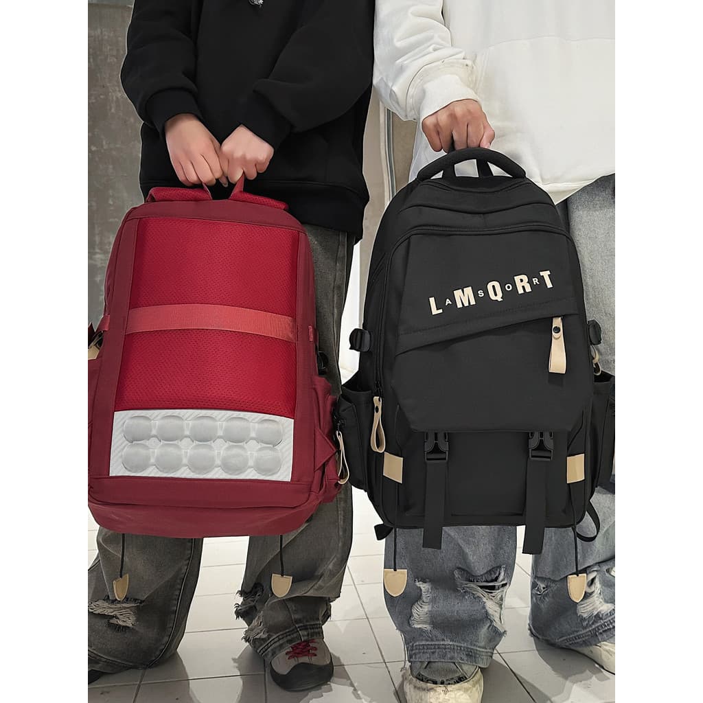 Reduzir a carga Proteção da coluna Mochila Meninos Alunos do ensino médio Estudantes universitários Mochila multicamadas