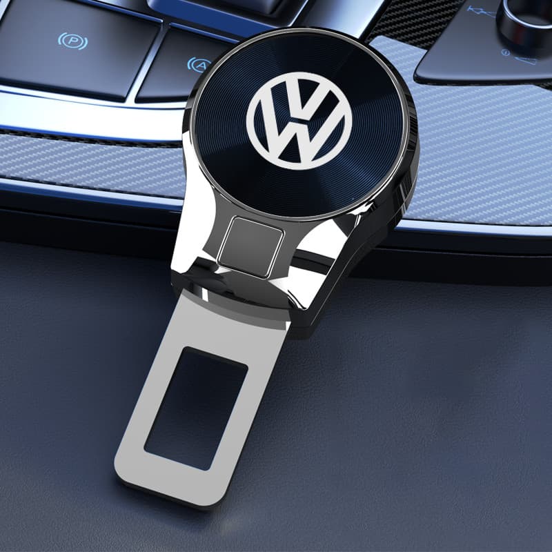Para Volkswagen Golf Passat b6 Amarok T5 Tiguan Expansor De Cinto De Segurança Liga Zinco Plug CD Textura Modelo Complet