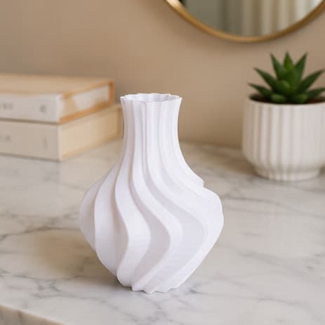 Vaso Geométrico Decorativo Minimalista | Estilo Escandinavo para Ambientes Modernos