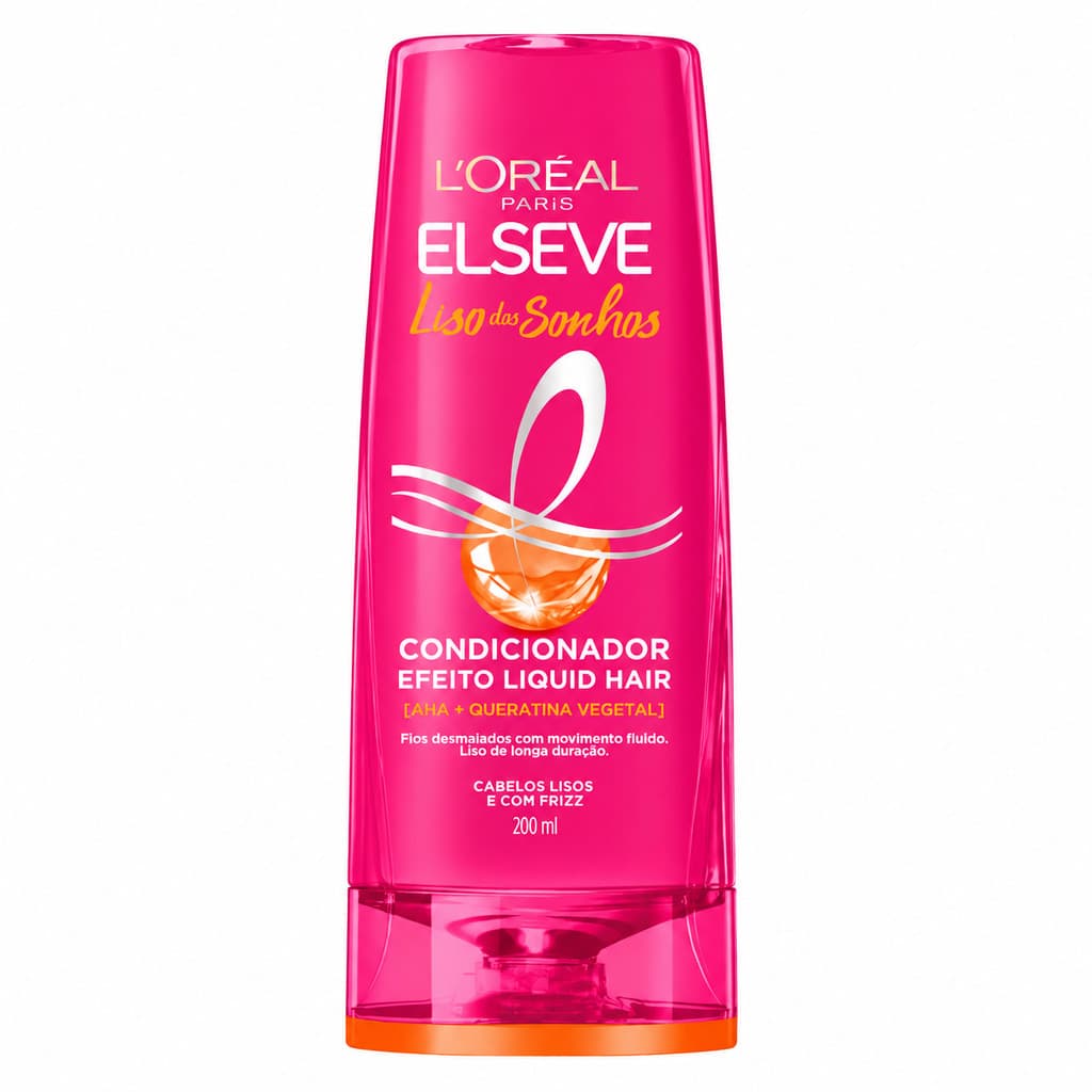 CONDICIONADOR L'ORÉAL LIQUID HAIR LISO DOS SONHOS 200ML