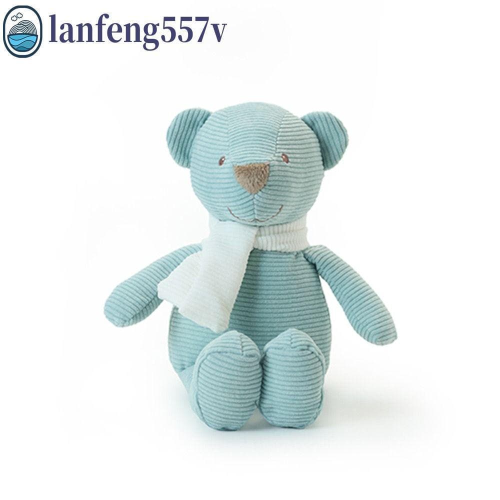 LANFENG Urso De Pelúcia De Desenho Animado , Boneca Calmante Macia Malha Fofo , Brinquedos Macios , Bebê Recém-Nascido