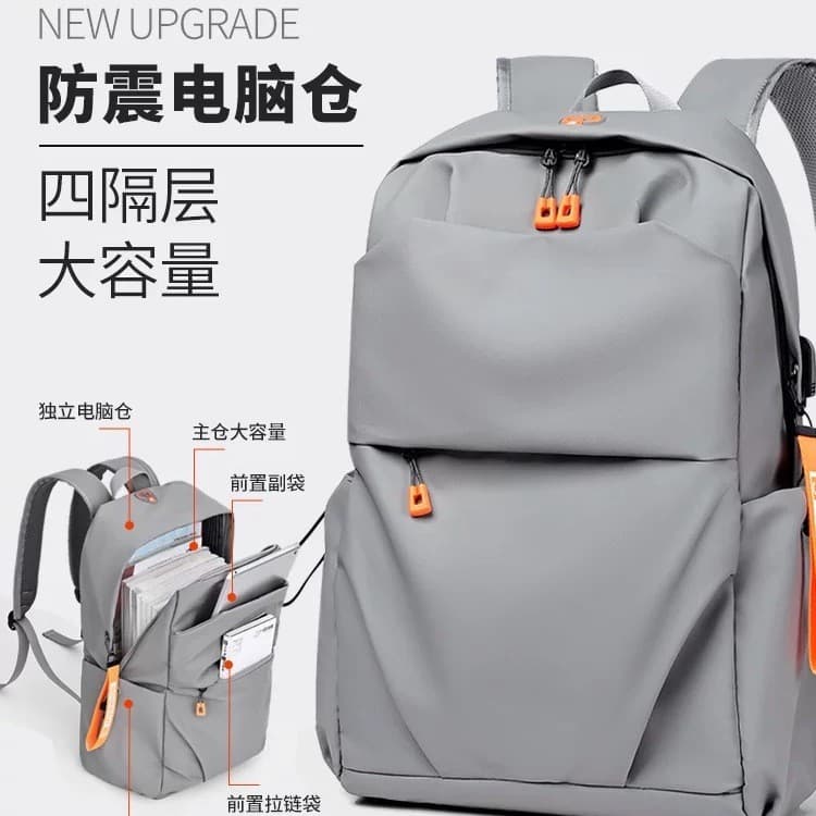 Mochila masculina 2026 novo estilo computador mochila estudante universitário saco de escola leve viagem grande capacida