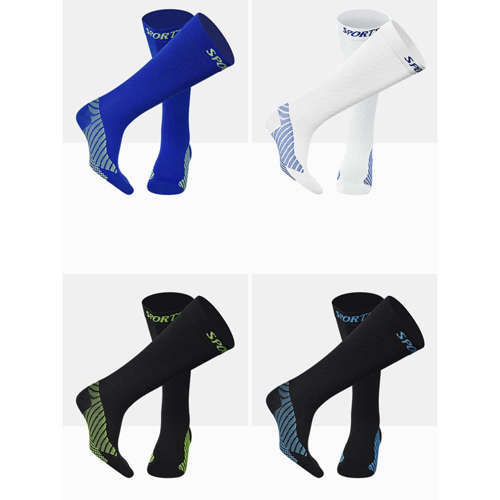 Anmei esportes de estrada meias de compressão correndo Fitness pular corda meias de treinamento fora de estrada maratona