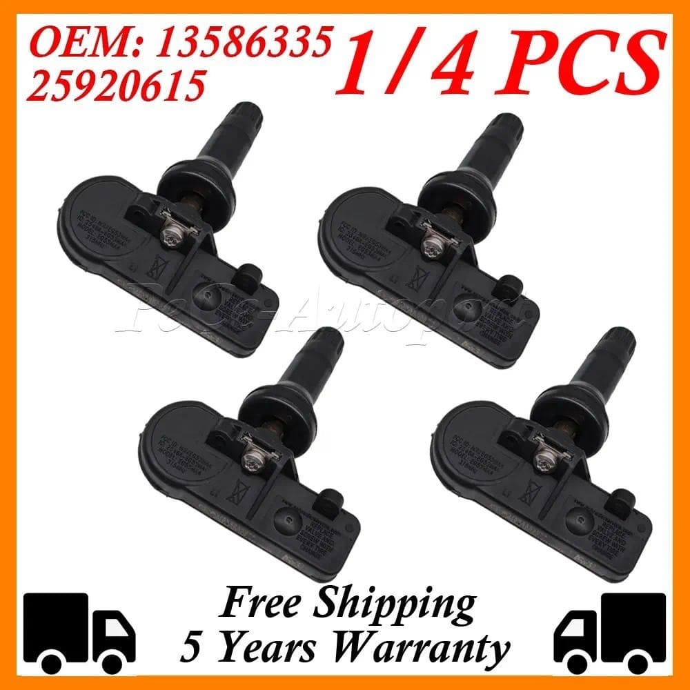 13586335 1/4 Pcs Para GM Sensor De Pressão Dos Pneus TPMS Chevy Silverado Suburban Tahoe Travers 20923680 22853741 25920