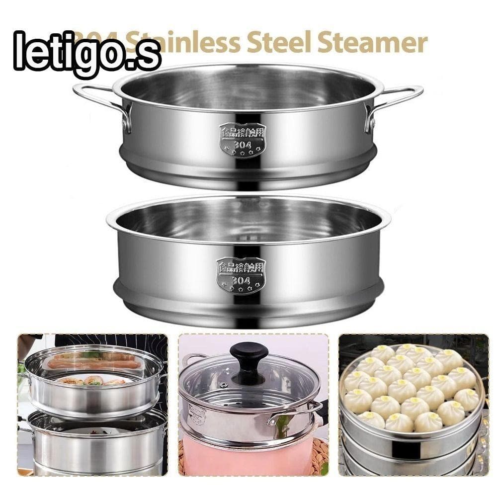 [LETIGO] Cesta Para Vaporizador , Rack De Vapor Alimentos Em Aço Inoxidável 304 De 16-32 Cm , Grade Genérica Cozinhar Pa