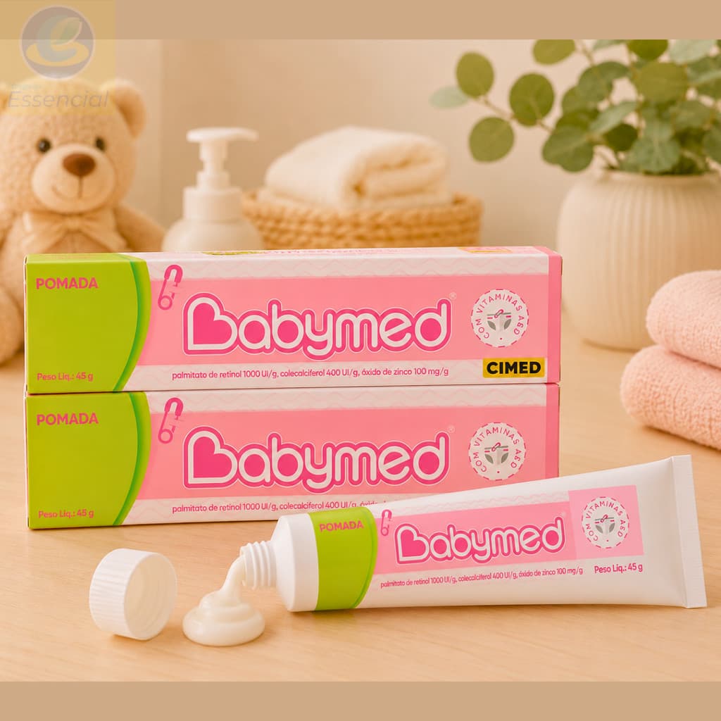 Pomada Vermelhidão Bebê Recém Nascido Irritação Trocar Fralda Assadura Babymed 45g Promoção
