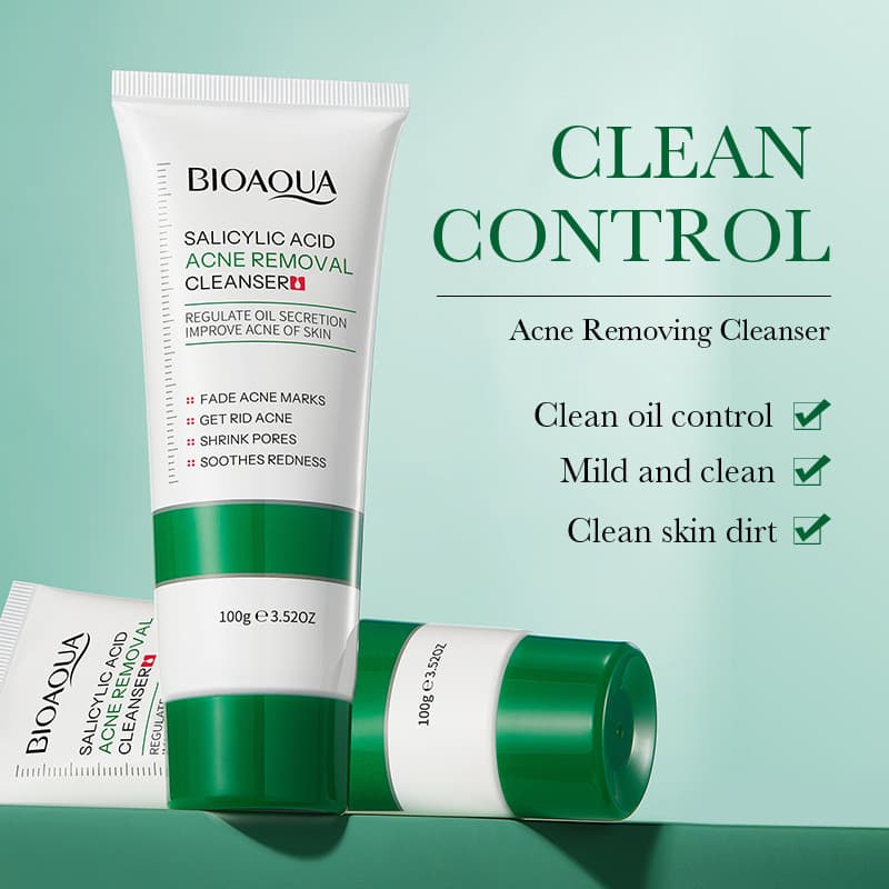 [Série de limpeza] Limpador para remoção de Acne com ácido salicílico Limpeza suave Limpador Facial rejuvenescedor