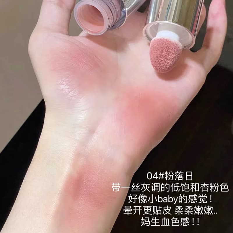 Herorange líquido Blush creme líquido novo estilo venda quente expansão cor brilho de água psiquiatra cor Nude maquiagem
