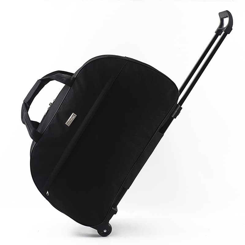 Grande capacidade saco de carrinho saco de viagem feminino portátil saco de viagem masculino caso de embarque grande cap