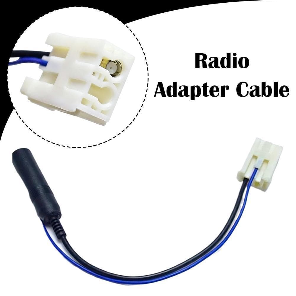 Para Toyota 2010 2013 Adaptador De Antena De Rádio Cabo Carro Conversor Macho Conector K1f3