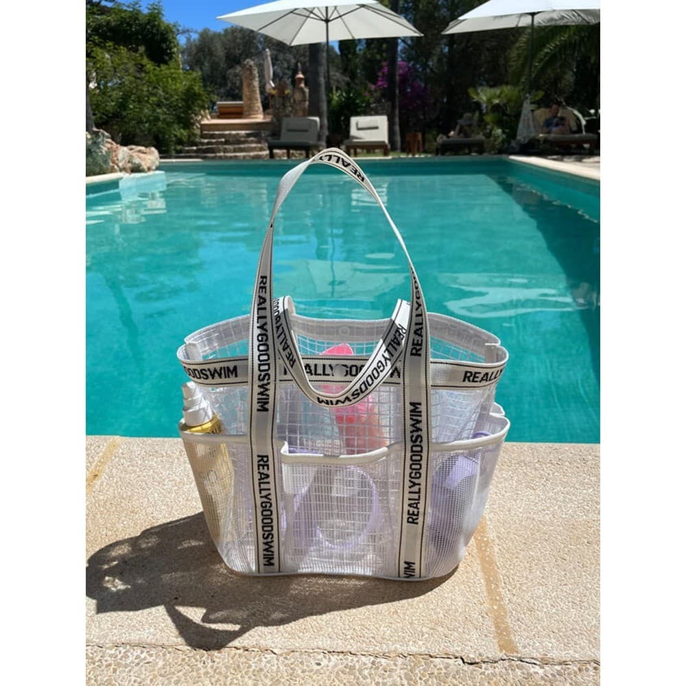 Saco de natação seco molhado separação grande capacidade à prova dwaterproof água maiô lavagem armazenamento sacola malh